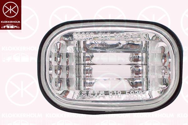 Direction Indicator, without bulb holder, Crystal clear, lateral installation, N/A (TOYOTA)