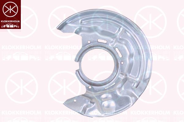 Splash Guard, brake disc, Front Axle Left, Diameter 1/Diameter 2 [mm]: 290/88, Zinc-coated, 47782 20280 (TOYOTA), 4778205010 (TOYOTA), 4778220280 (TOYOTA)