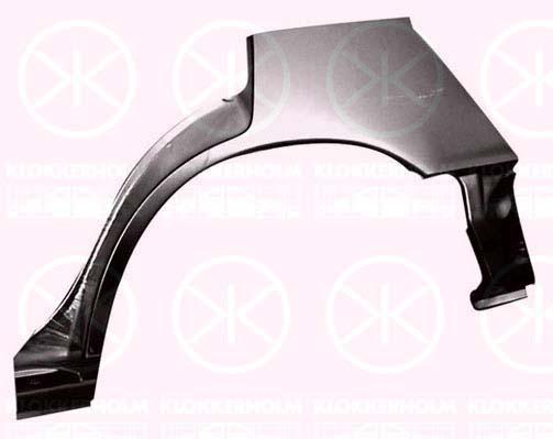 Quarter Panel, 4/5-drs, Wheel Arch Border, Repair Panel, Right Rear, 