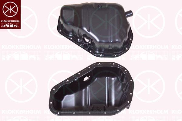 Oil Sump, Metal, 1210176050 (TOYOTA)