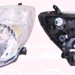 Headlight, H4, with motor for headlamp levelling, Valeo, Left, Housing Colour: chrome, Illuminance [lx]: 20, 81170 0D330 (TOYOTA)