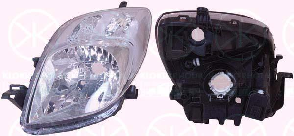 Headlight, H4, for vehicles with headlight levelling, with motor for headlamp levelling, Valeo, Right, Illuminance [lx]: 17.5, 81130 0D120 (TOYOTA), 81130 52580 (TOYOTA)