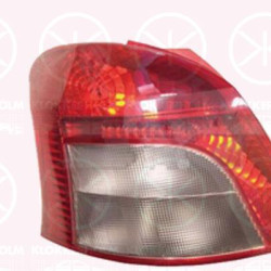 Tail Light Assembly, 3/5-drs, without bulb holder, white/red, Right, 81551 0D110 (TOYOTA), 81551 52550 (TOYOTA), 81551 52560 (TOYOTA)