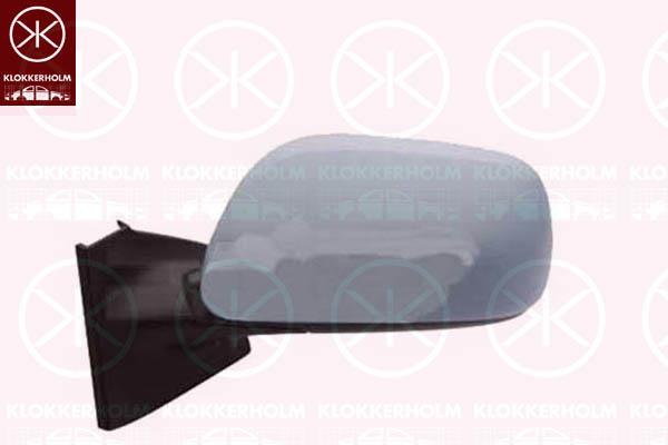 Exterior Mirror, Left, Control: cable pull, w/primer, Convex, 879400D240 (TOYOTA), 879450D901 (TOYOTA), 8796152620 (TOYOTA)