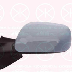 Exterior Mirror, Left, Control: cable pull, w/primer, Convex, 879400D240 (TOYOTA), 879450D901 (TOYOTA), 8796152620 (TOYOTA)