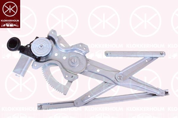 Window Regulator, 4-dr, with electric motor, without comfort function, Electric, Left Front, Number of pins: 6, 6980252110 (TOYOTA)