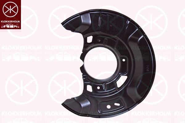 Splash Guard, brake disc, Front Axle Left, for brake disc diameter [mm]: 258, Diameter 1/Diameter 2 [mm]: 295/90, 477820D050 (TOYOTA), 477820D100 (TOYOTA)