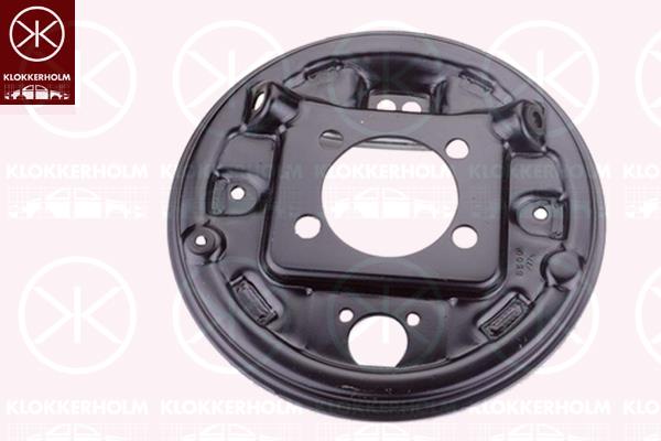 Splash Guard, brake disc, Rear Axle Right, for vehicles with drum brakes on the rear axle, 4704309010 (TOYOTA), 47043-09010 (TOYOTA)