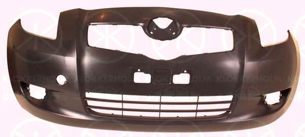 Bumper, w/primer, for vehicles with front fog light, Front, 52119 0D977 (TOYOTA), 52119 52922 (TOYOTA)