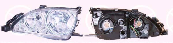 Headlight, H7/H7, for vehicles with headlight levelling, Carello type, Left, Illuminance [lx]: 25, 81150 05100 (TOYOTA), 8115005080 (TOYOTA), 81170 05080 (TOYOTA)