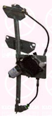 Window Regulator, with electric motor, without comfort function, Electric, Left Front, Number of pins: 2, 69820 05040 (TOYOTA)