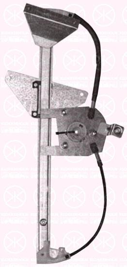 Window Regulator, without electric motor, with comfort function, Electric, Right Front, 69810 05040GR (TOYOTA)