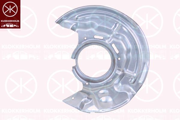 Splash Guard, brake disc, Front Axle Left, Diameter 1/Diameter 2 [mm]: 290/88, Zinc-coated, 47782 05020 (TOYOTA)