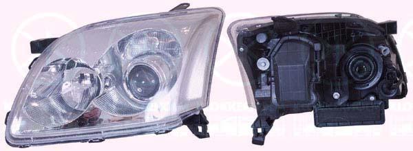 Headlight, H7/H1, without motor for headlamp levelling, Left, Illuminance [lx]: 17.5, 8115005194 (TOYOTA), 81170 05190 (TOYOTA), 81170 05194 (TOYOTA)