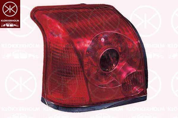 Tail Light Assembly, without bulb holder, Left, 81561 05130 (TOYOTA)