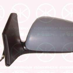 Exterior Mirror, w/primer, for electric mirror adjustment, Aspherical, Heatable, Right, 87901 05140 (TOYOTA), 8790105140 (TOYOTA)