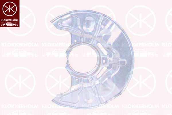 Splash Guard, brake disc, Front Axle Right, for brake disc diameter [mm]: 295, Diameter 1/Diameter 2 [mm]: 310/88, Zinc-coated, 47781 05030 (TOYOTA)