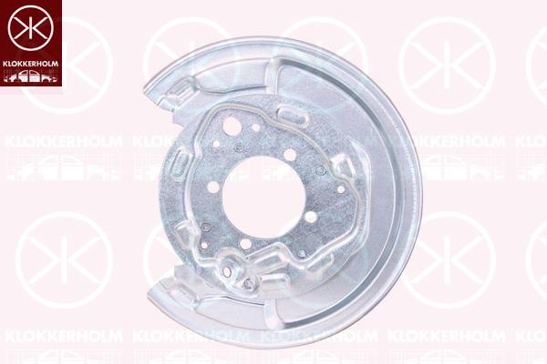 Splash Guard, brake disc, Rear Axle Right, Diameter 1/Diameter 2 [mm]: 290/76, Repair Panel, Zinc-coated, 46503-05010 (TOYOTA)