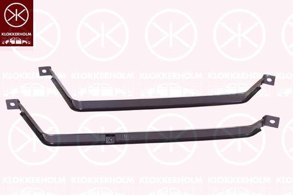 Steel Strap, fuel tank, Quantity: 2, Set, 7760102060 (NISSAN), 7760202070 (NISSAN)