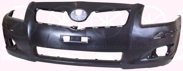 Bumper, Front, Smooth, black, 52119 05909 (TOYOTA)