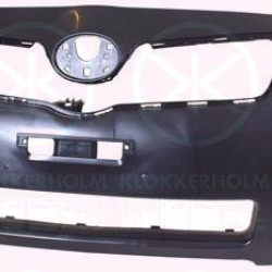 Bumper, Front, Smooth, black, 52119 05909 (TOYOTA)