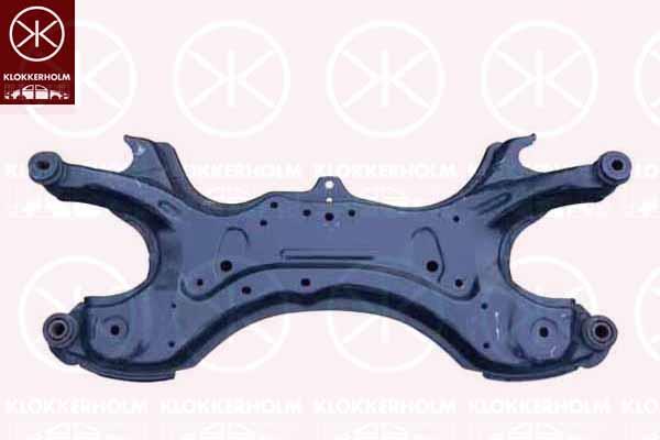 Support Frame/Subframe, for vehicles without diesel soot filter, with bush, Front Axle, 51201 05070 (TOYOTA), 51201 05071 (TOYOTA), 51201 05072 (TOYOTA), 51201 28260 (TOYOTA), 51201 44020 (TOYOTA)