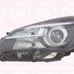 Headlight, Left, Illuminance [lx]: 17.5, HIR2, Housing Colour: black, without motor for headlamp levelling, Koito-type, 81170 0DA30 (TOYOTA)