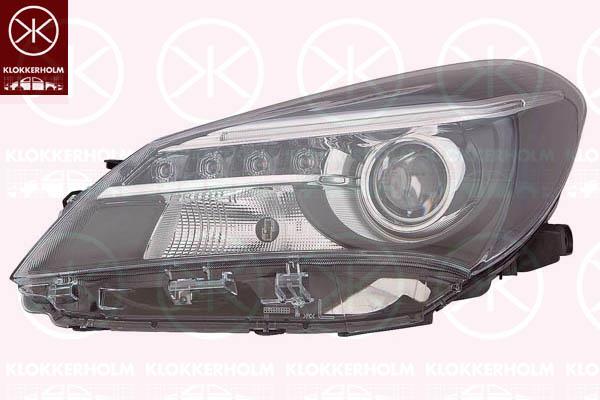 Headlight, Left, Illuminance [lx]: 17.5, HIR2, with daytime running light (LED), Housing Colour: black, without motor for headlamp levelling, Koito-type, 811700DA50 (TOYOTA)