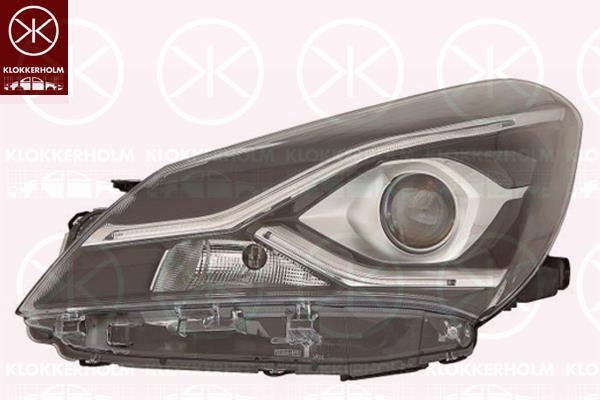 Headlight, Right, HIR2, WY21W, with daytime running light (LED), without motor for headlamp levelling, Koito-type, 811300DK10 (TOYOTA)