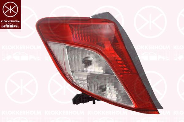 Tail Light Assembly, without bulb holder, Left, 81561-0D370 (TOYOTA)