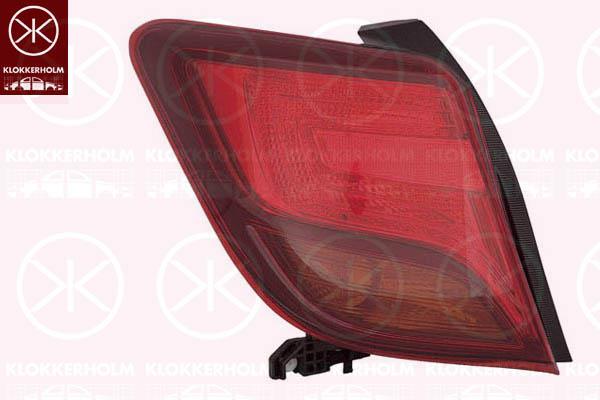 Tail Light Assembly, without bulb holder, Left, 81561-0D600 (TOYOTA)