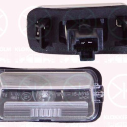 Licence Plate Light, with bulb holder, 81270-0D120 (TOYOTA), 81271-0D120 (TOYOTA)