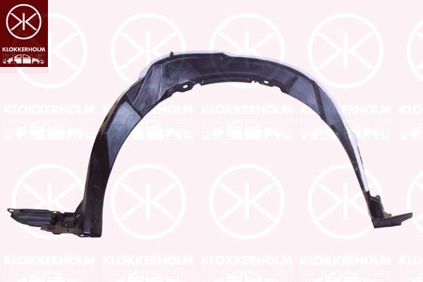 Liner, wheelhouse, Plastic, Left Front, with isolation tape, 53876-0D160 (TOYOTA), 538760D430 (TOYOTA)