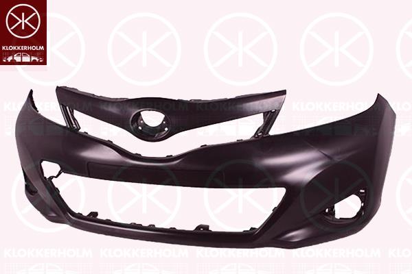 Bumper, Front, Smooth, 52119 0U904 (TOYOTA), 52119 52965 (TOYOTA)