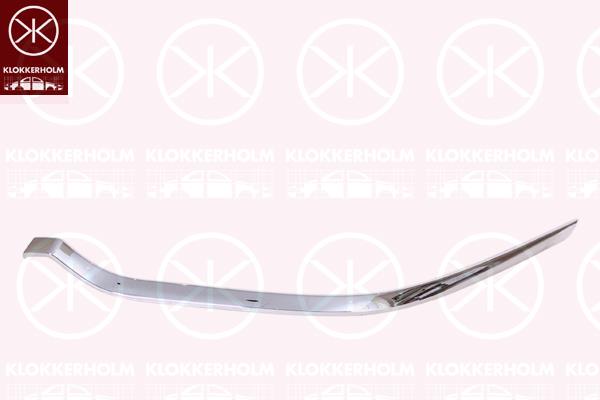 Trim/Protection Strip, bumper, chrome, Left Front, 53124-0D190 (TOYOTA)