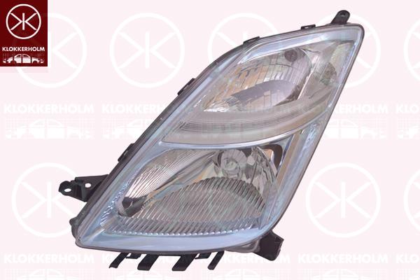 Headlight, H4, with motor for headlamp levelling, Left, Illuminance [lx]: 20, 81170 47180 (TOYOTA), 81170 47181 (TOYOTA)