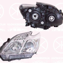 Headlight, H11/HB3, Left, Housing Colour: chrome, Illuminance [lx]: 20, Model Year from: 2012, 81170 47420 (TOYOTA), 81170 47510 (TOYOTA)