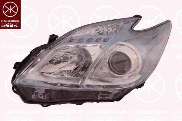 Headlight, H11/HB3, without motor for headlamp levelling, Left, Illuminance [lx]: 20, Model Year to: 2012, 81170 47250 (TOYOTA), 81170 47253 (TOYOTA)