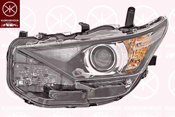 Headlight, Left, Illuminance [lx]: 17.5, HIR2, with daytime running light (LED), Valeo, 8117002K30 (TOYOTA), 81170-02K30 (TOYOTA)