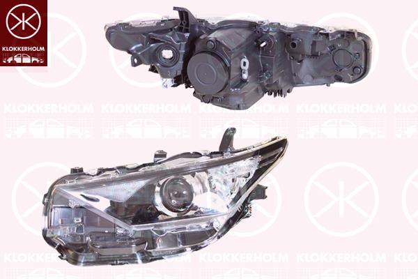 Headlight, Left, Illuminance [lx]: 17.5, HIR2, with daytime running light (LED), Valeo-type, 8117002K30 (TOYOTA), 81170-02K30 (TOYOTA)