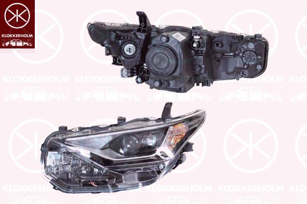 Headlight, Left, Illuminance [lx]: 12.5, LED, with daytime running light (LED), Valeo, 8117002K60 (TOYOTA), 81170-02K60 (TOYOTA)