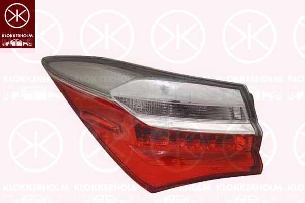 Tail Light Assembly, Right, with bulb holder, LED, WY21W, 8155002A80 (TOYOTA), 81550-02A80 (TOYOTA)