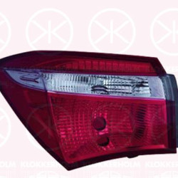 Tail Light Assembly, Left, Outer section, without bulb holder, 8156002790 (TOYOTA), 8156102760 (TOYOTA)