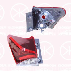 Tail Light Assembly, LED, without bulb holder, Right, Outer section, 8155102A60 (TOYOTA), 8155102A61 (TOYOTA)