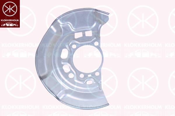 Splash Guard, brake disc, Front Axle Right, for brake disc diameter [mm]: 277, Zinc-coated, 47781 02200 (TOYOTA), 4778102200 (TOYOTA), 47781-02200 (TOYOTA)