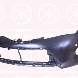 Bumper, with hole(s) for parking assistant system, Front, black, 521190Z925 (TOYOTA)