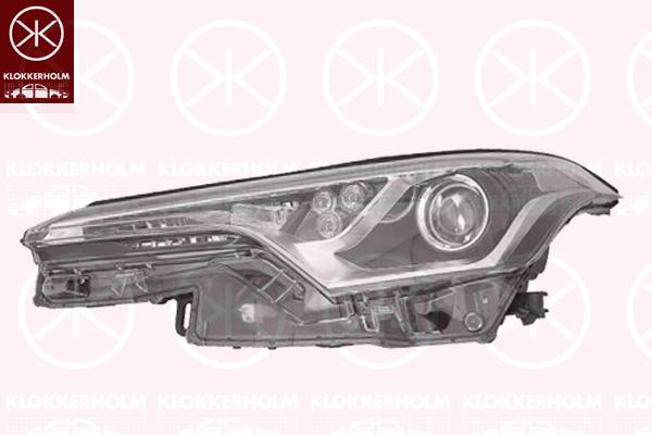 Headlight, Right, HIR2, PY21W, with daytime running light (LED), without motor for headlamp levelling, Farba, 81130F4030 (TOYOTA), 81130F4031 (TOYOTA)