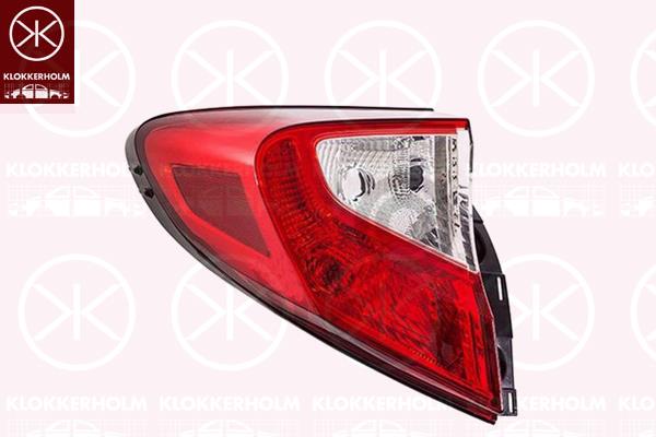 Tail Light Assembly, Left, Outer section, without bulb holder, ULO, 81561F4010 (TOYOTA), 81561F4011 (TOYOTA)