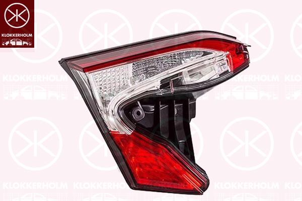 Tail Light Assembly, Left, Inner Section, without bulb holder, ULO, 81591F4010 (TOYOTA), 81591F4011 (TOYOTA)