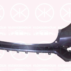 Bumper, Rear, Smooth, with hole(s) for parking distance control, Upper section, Number of bores: 2, 52159 F4911 (TOYOTA)